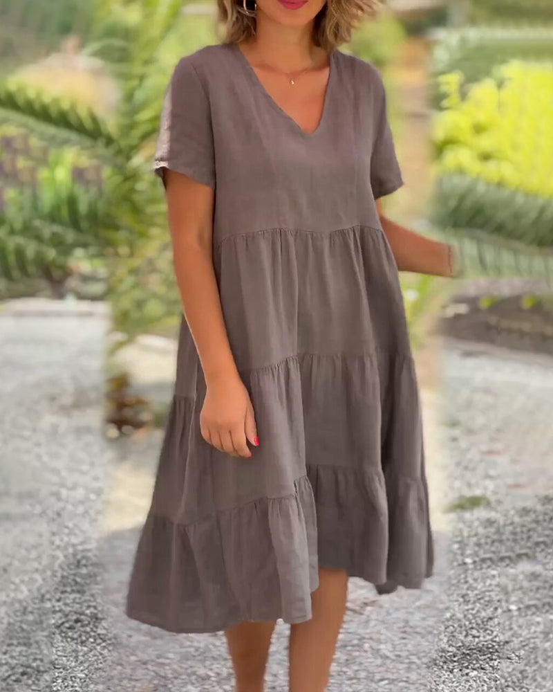 Susan - V-Neck Dress