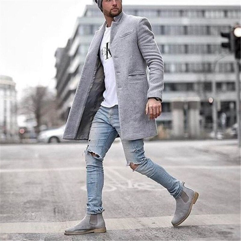 Patrick - Classic Long Wool Coat