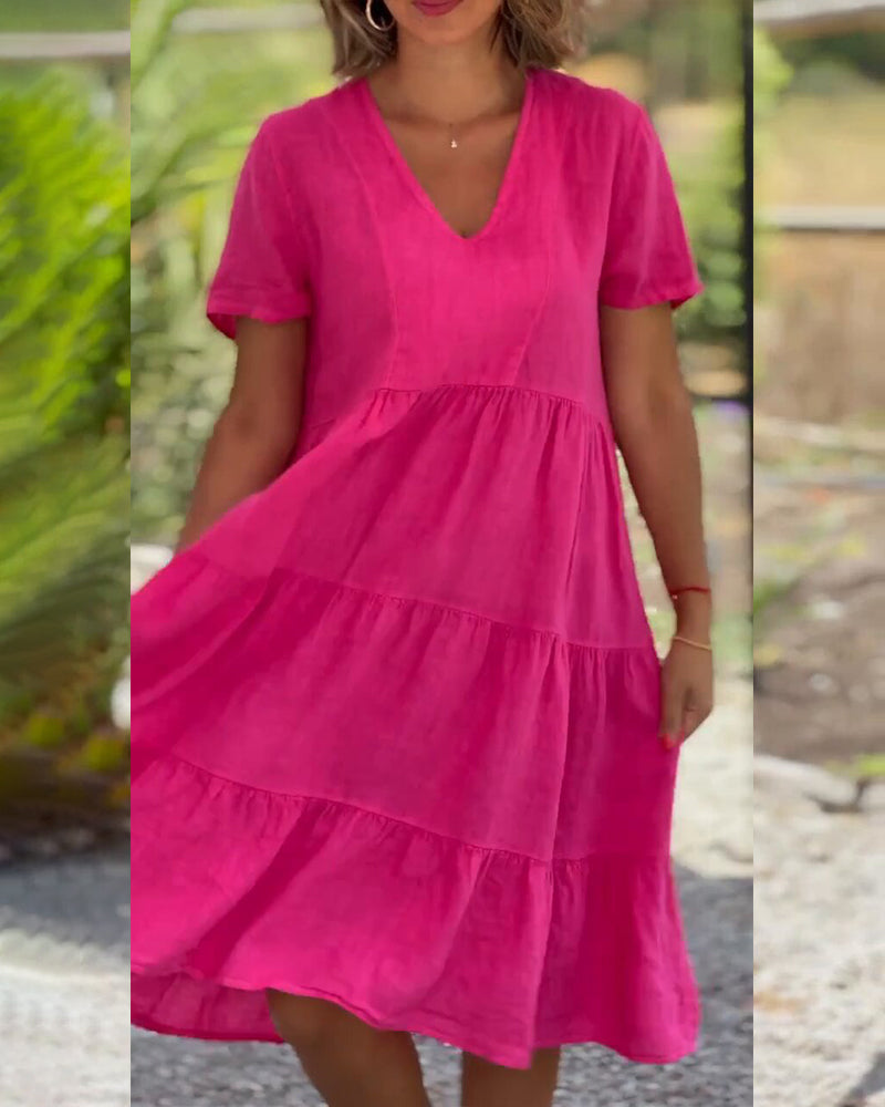 Susan - V-Neck Dress