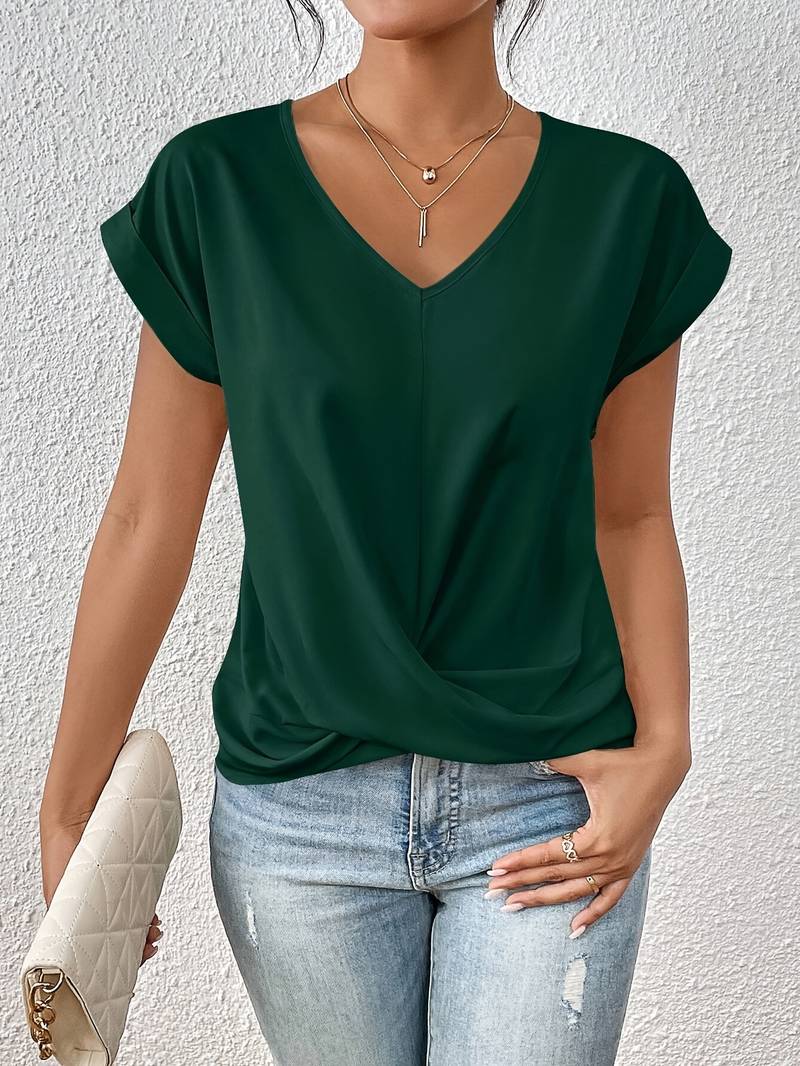 Zinnia - Casual Short Sleeve T-Shirt for Women