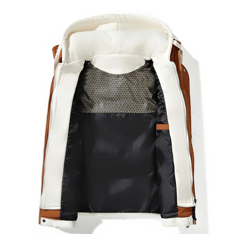 Soft Shell Hooded Puffer Vest