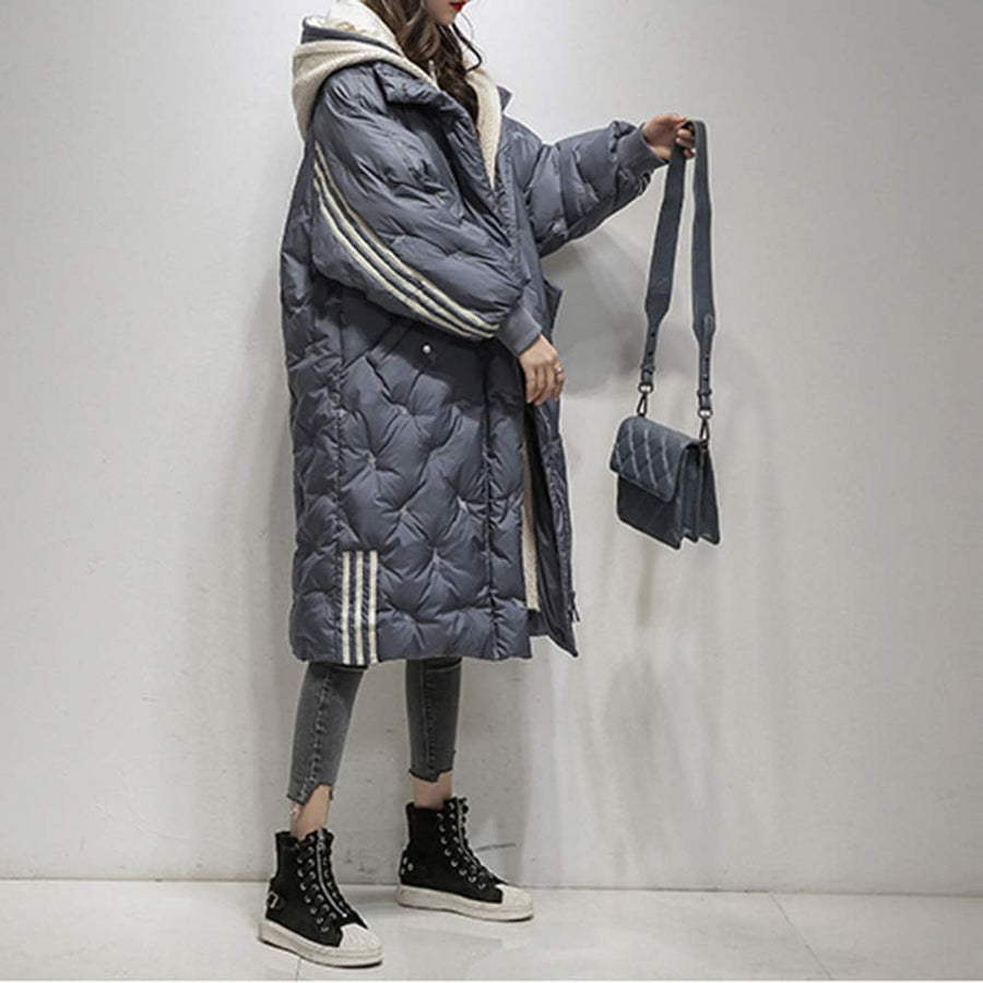 Lesley – Quilted Coat with Hood