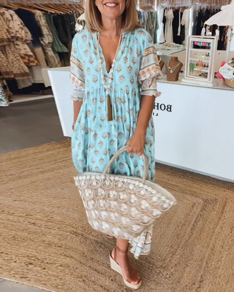 HILEY - Printed Casual Dress