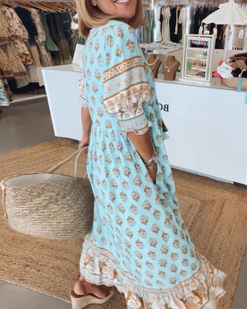 HILEY - Printed Casual Dress