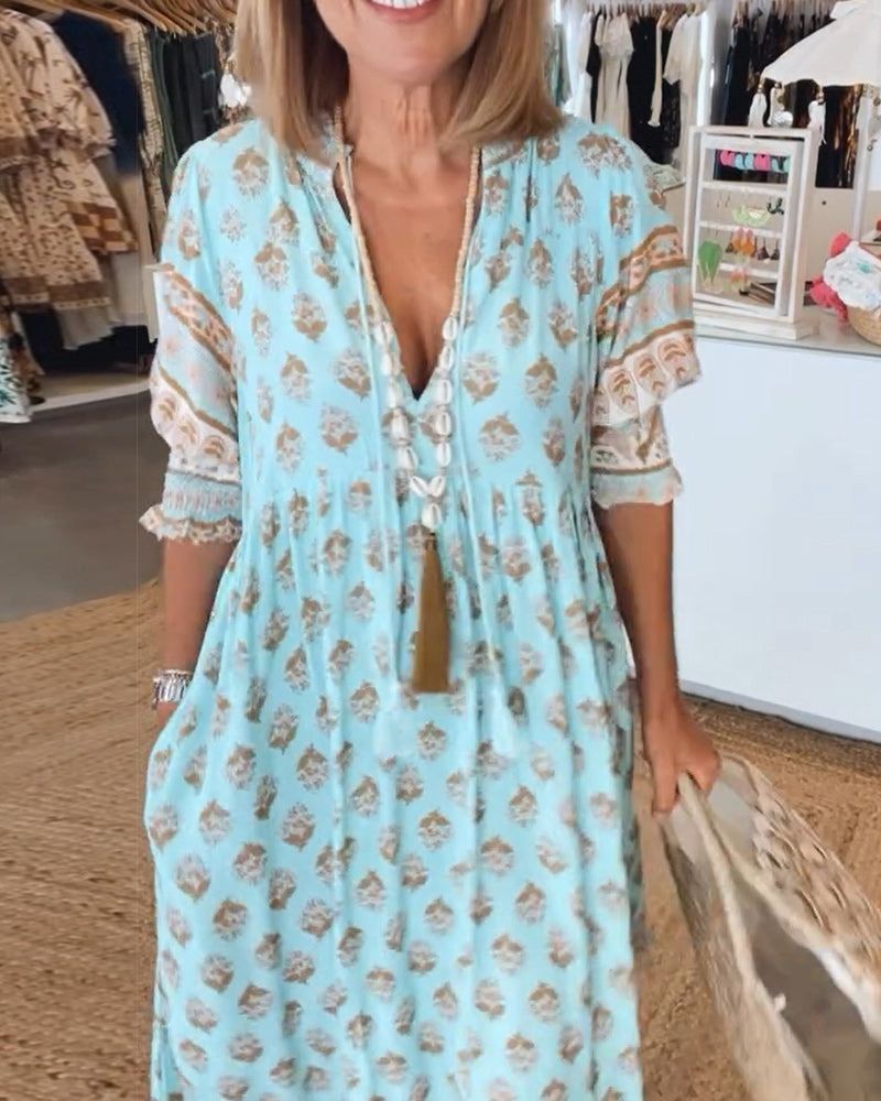 HILEY - Printed Casual Dress