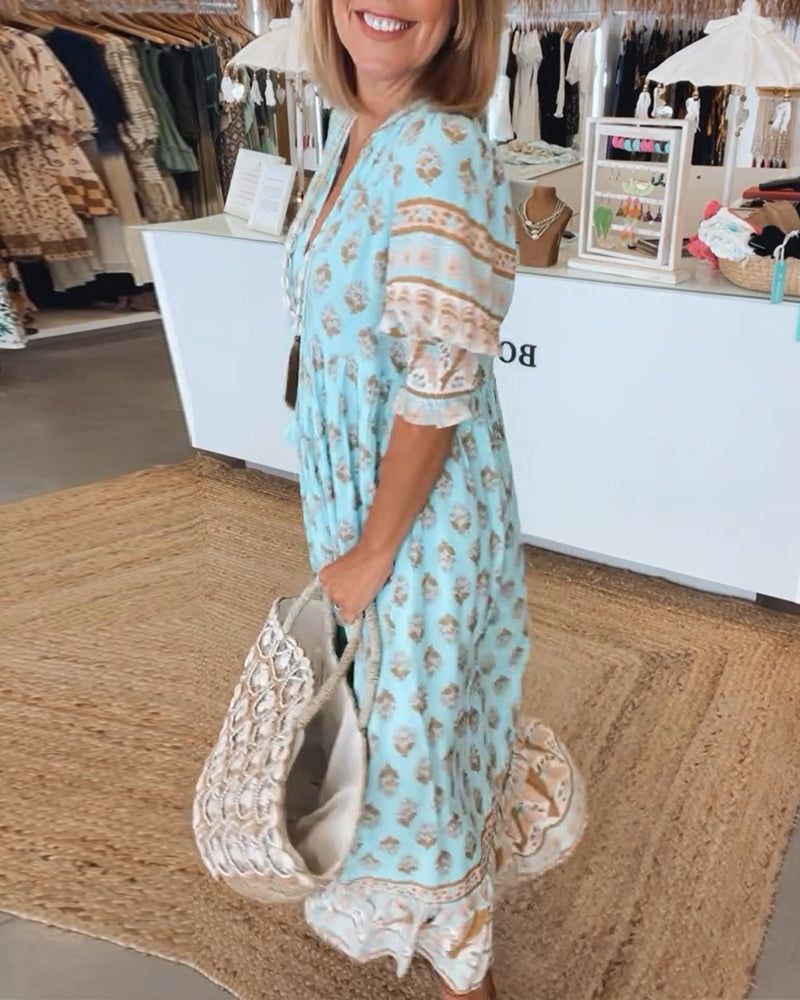 HILEY - Printed Casual Dress