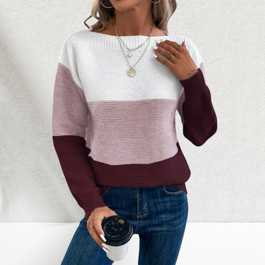 Hanna™ – Long Sleeve Sweater Made of Premium Fabric