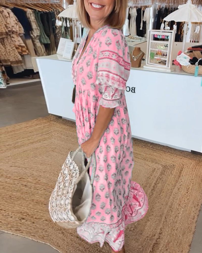 HILEY - Printed Casual Dress