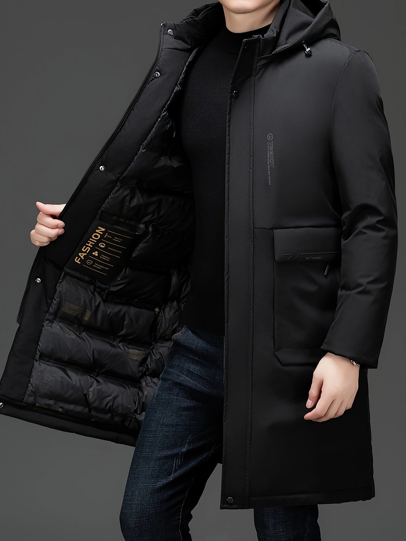 Jakob™ - Elegant Coat with Hood