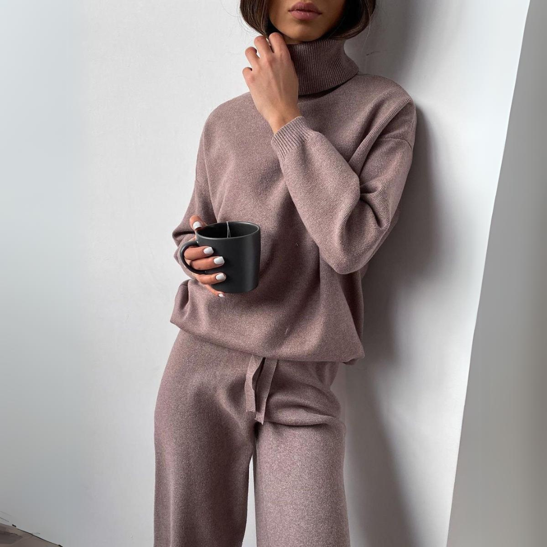 Yara - 2-Piece Set, Turtleneck Sweater and Long Pants