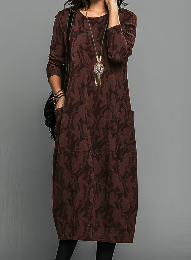 Cassie | Casual Round Neck Winter Dress