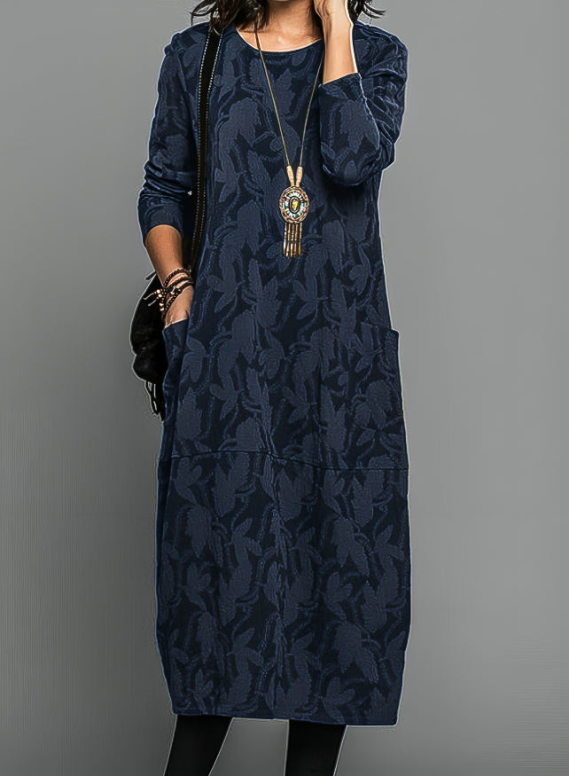 Cassie | Casual Round Neck Winter Dress
