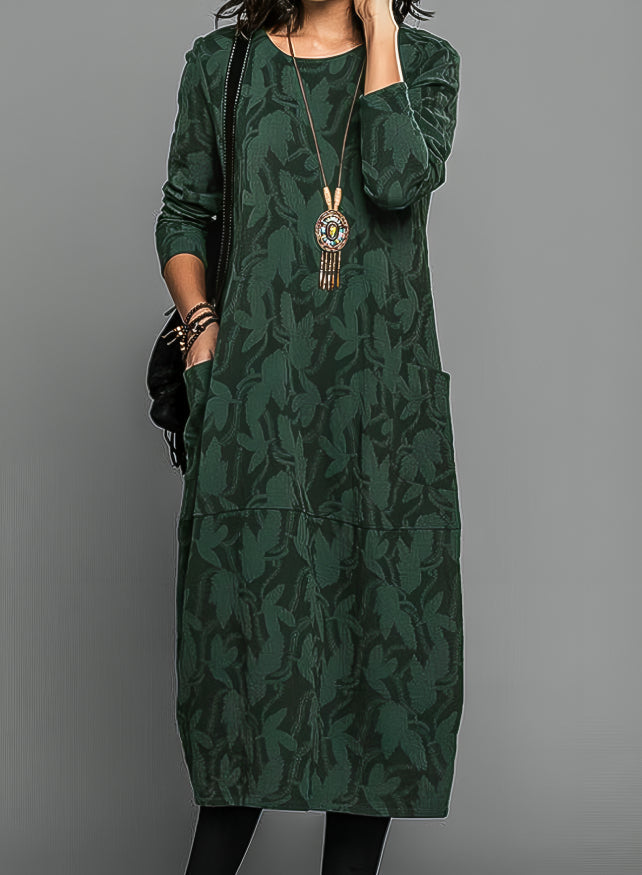 Cassie | Casual Round Neck Winter Dress