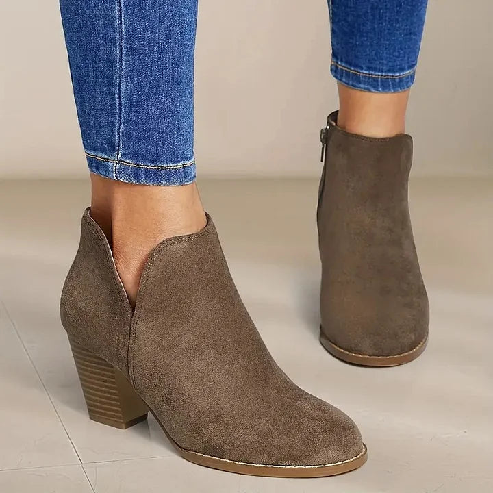 ALEXE™ WOMEN'S ANKLE BOOTS WITH CHUNKY HEEL