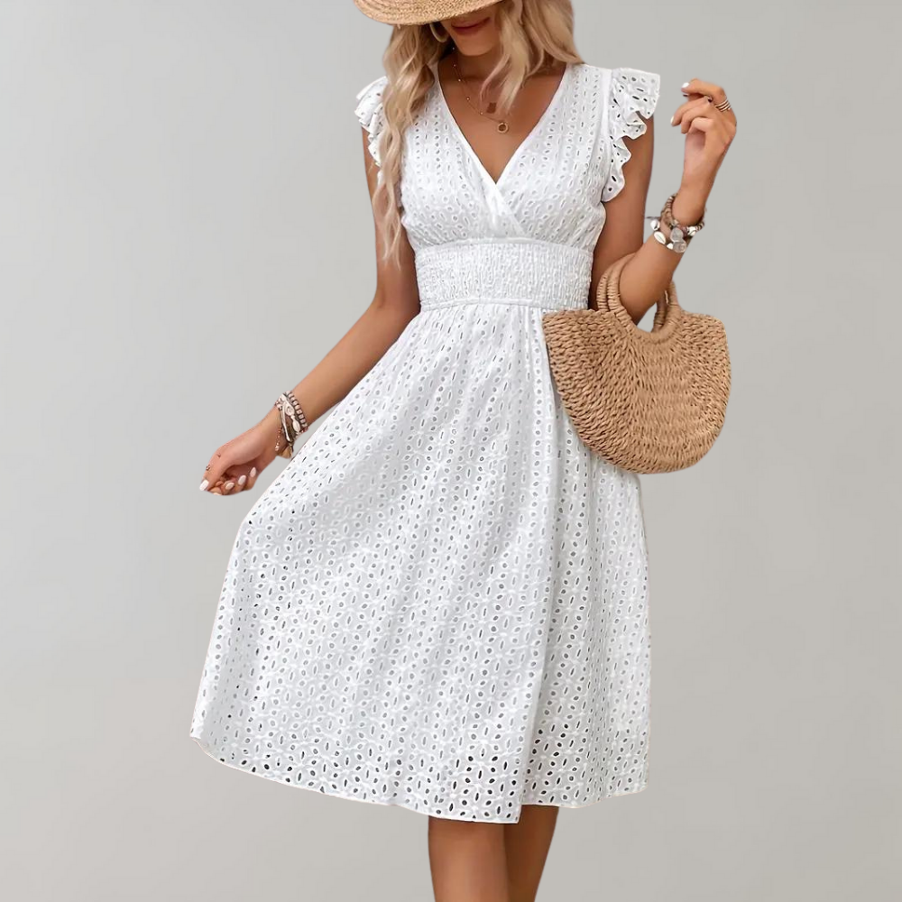 Lisa - Elegant Summer Dress with Ruffles