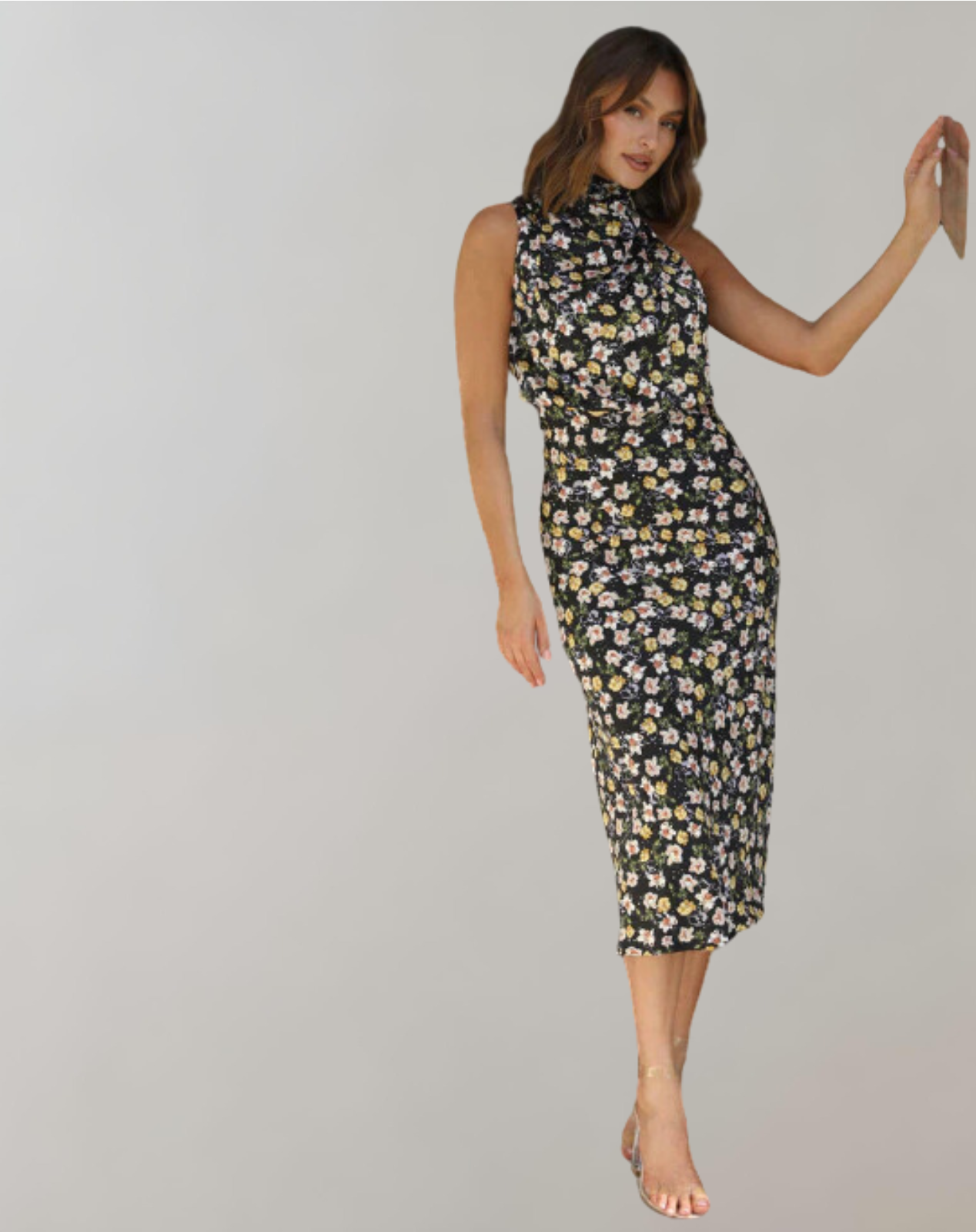 Lanna - Shiny Maxi Dress | Elegant Evening Dress | Chic