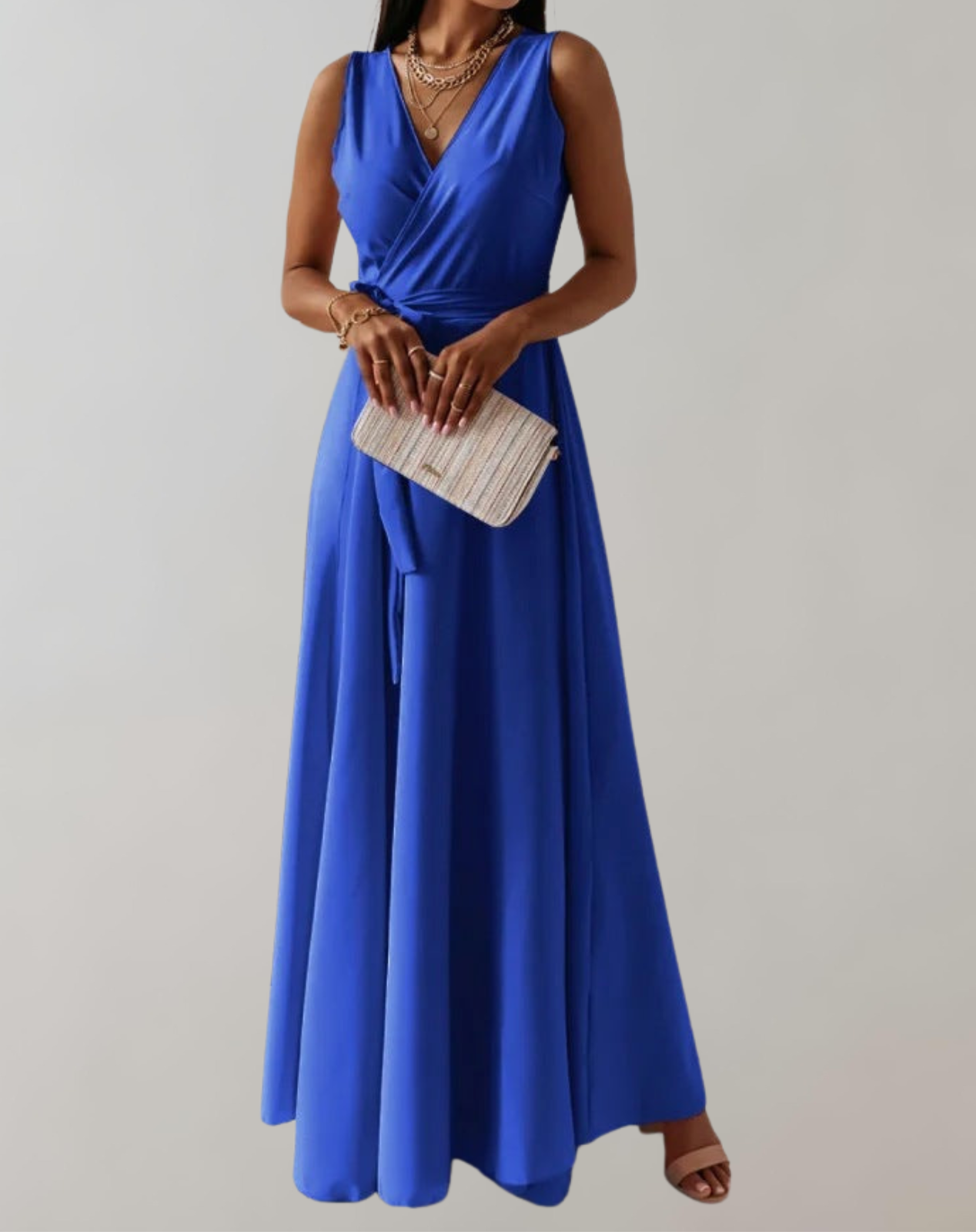 Esme - Cocktail Dress with Waist Belt | Chic Maxi Dress Timeless Design