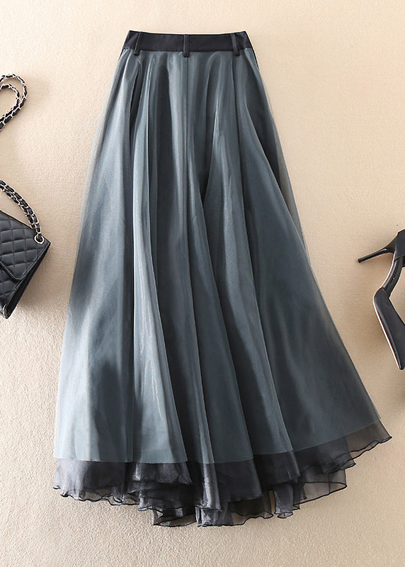 Bella - Stylish Tulle Patchwork Maxi Skirt