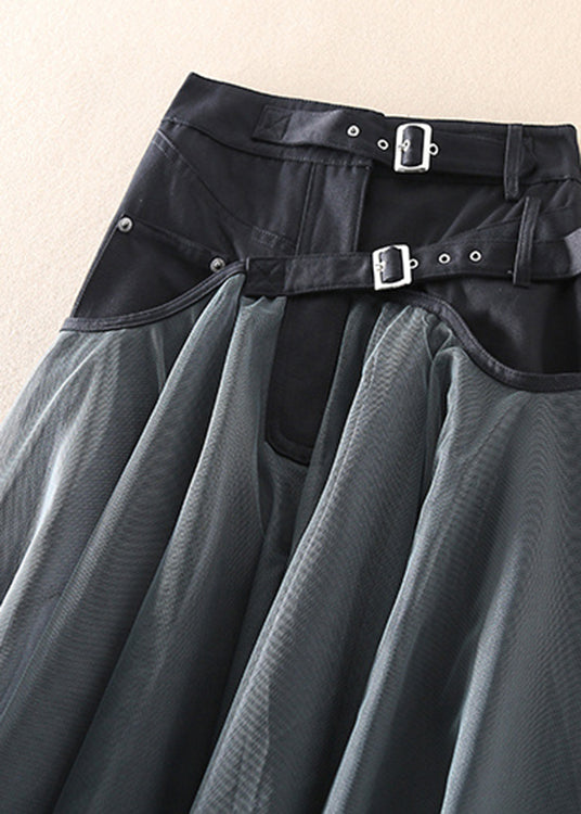 Bella - Stylish Tulle Patchwork Maxi Skirt
