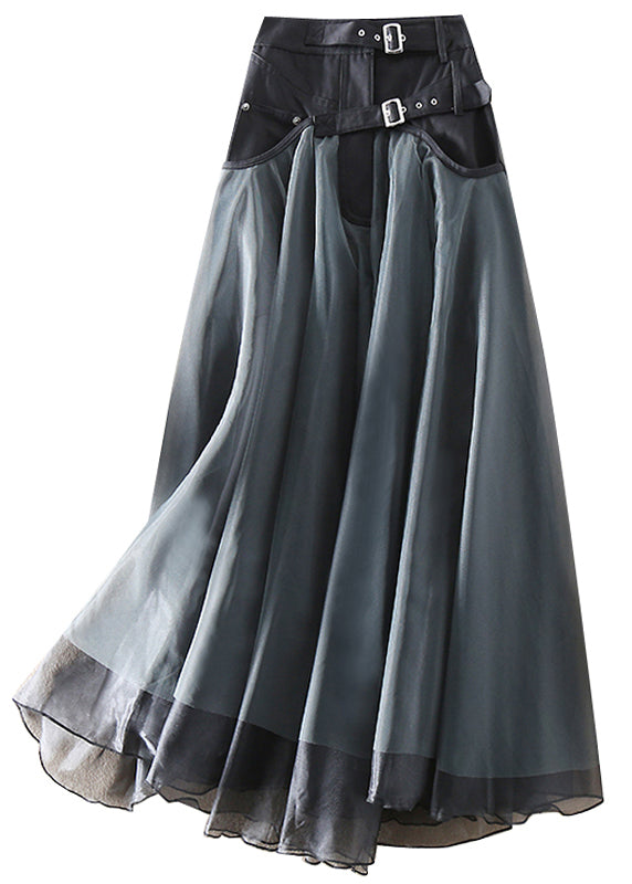 Bella - Stylish Tulle Patchwork Maxi Skirt