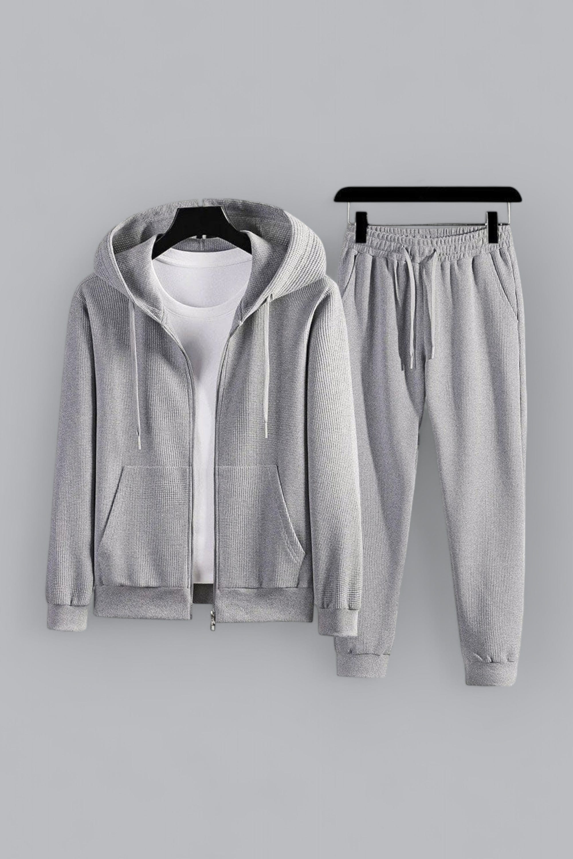 Waffle Knit Loungewear Set