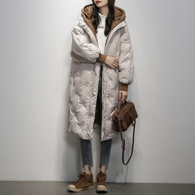 Lesley – Quilted Coat with Hood