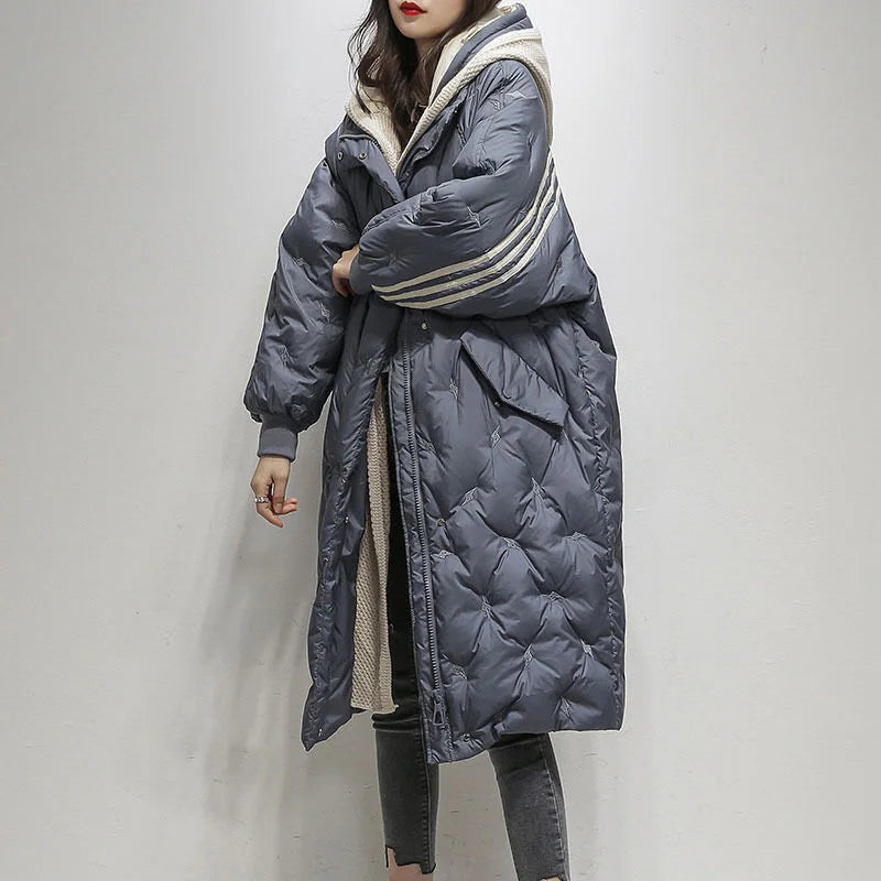 Lesley – Quilted Coat with Hood