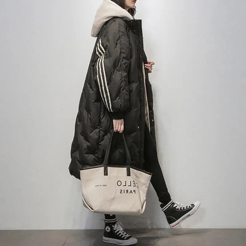Lesley – Quilted Coat with Hood