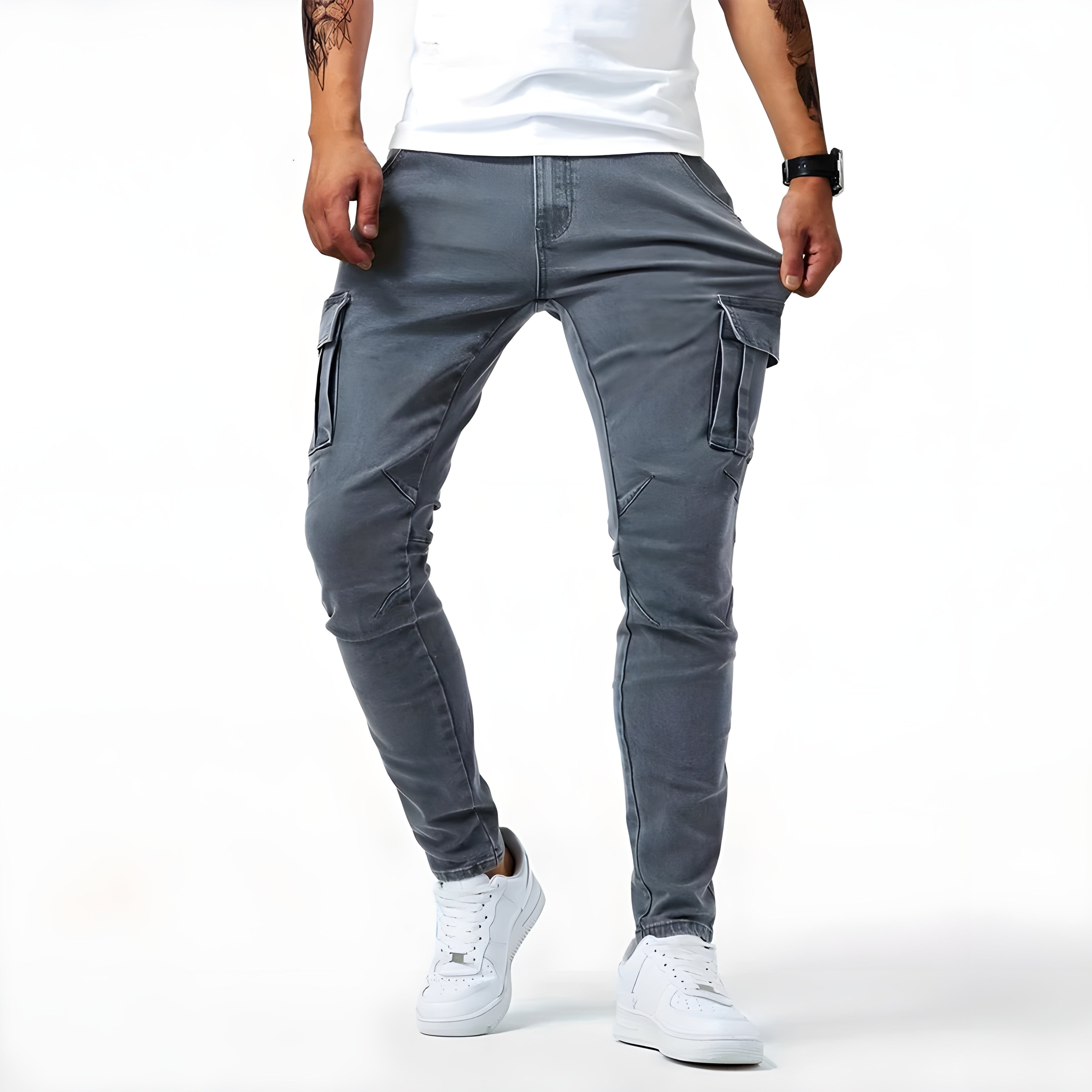 PAULO I STRETCHABLE CARGO PANTS