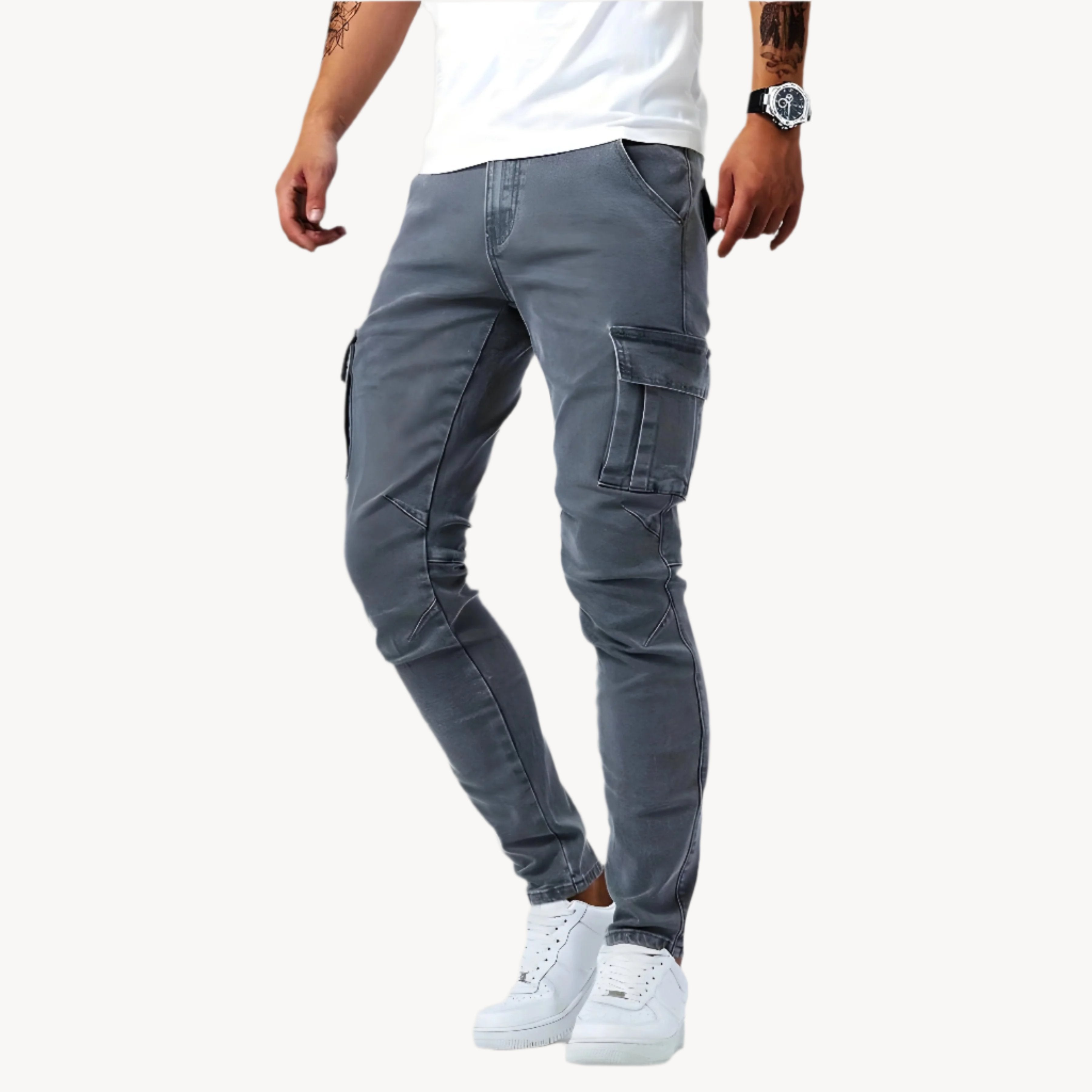 PAULO I STRETCHABLE CARGO PANTS