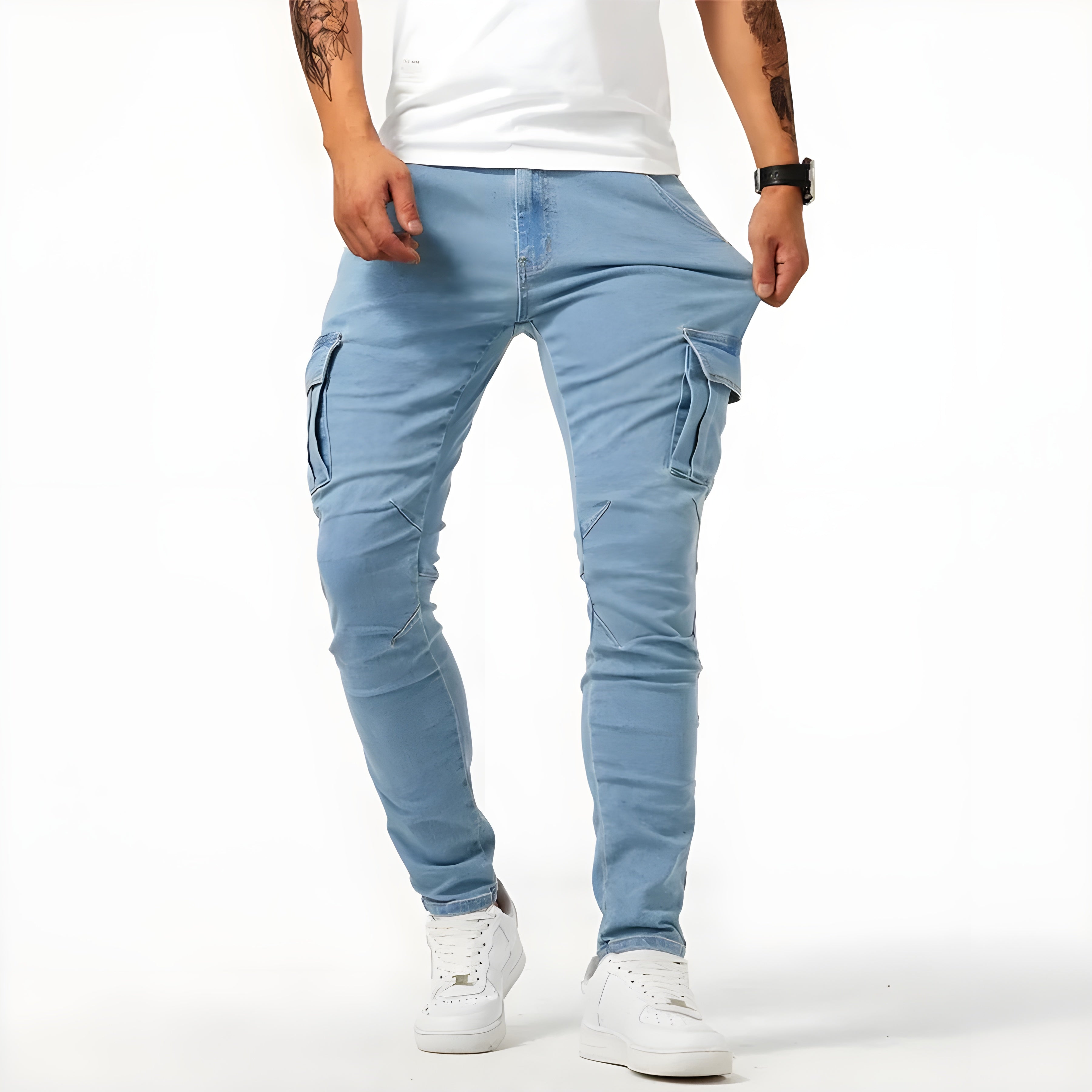 PAULO I STRETCHABLE CARGO PANTS