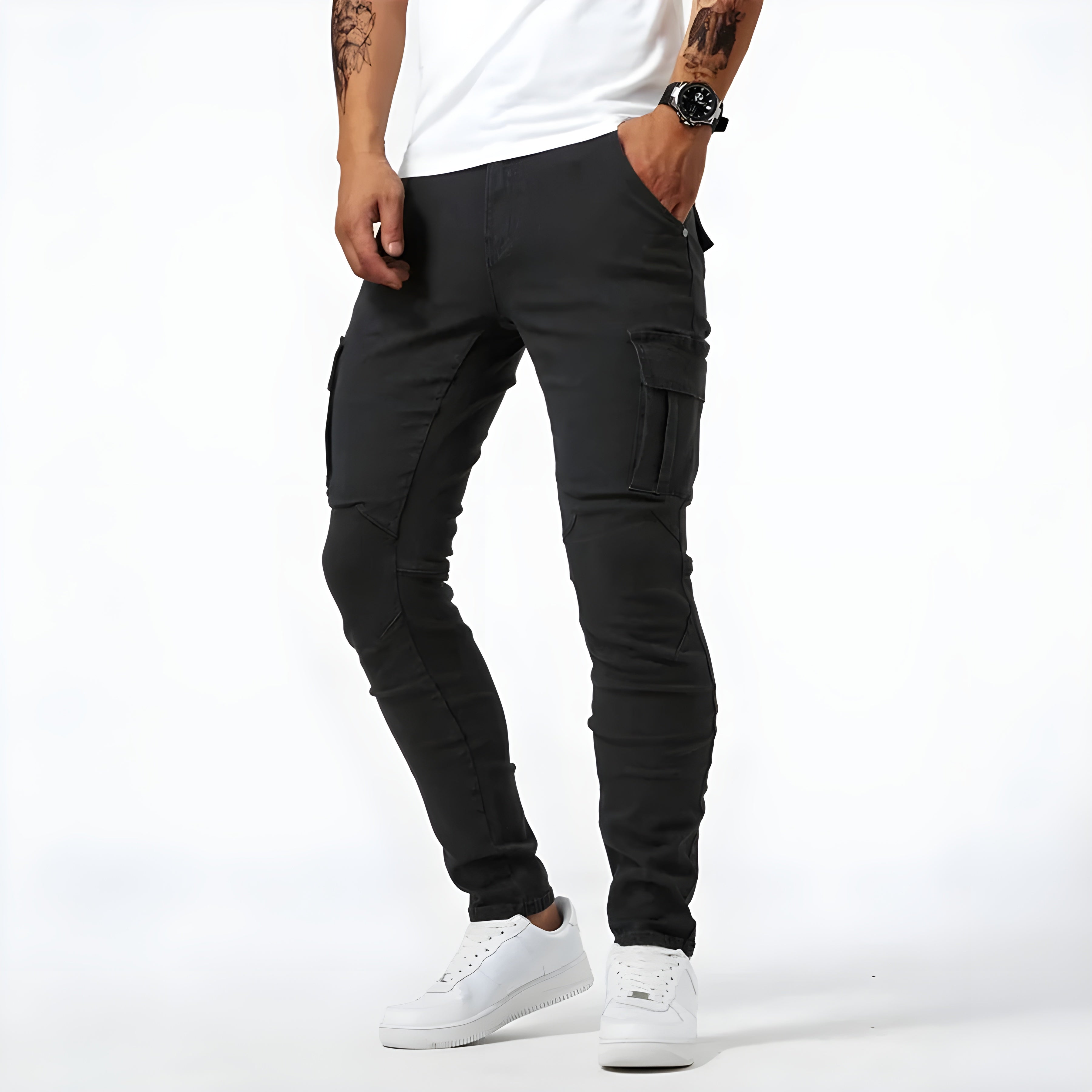 PAULO I STRETCHABLE CARGO PANTS