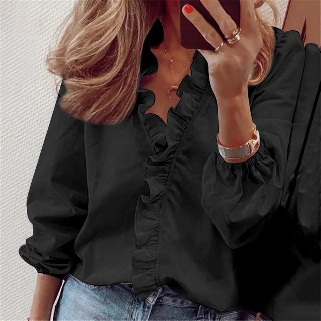Jana | Summer Ruffle Shirt