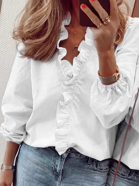 Jana | Summer Ruffle Shirt