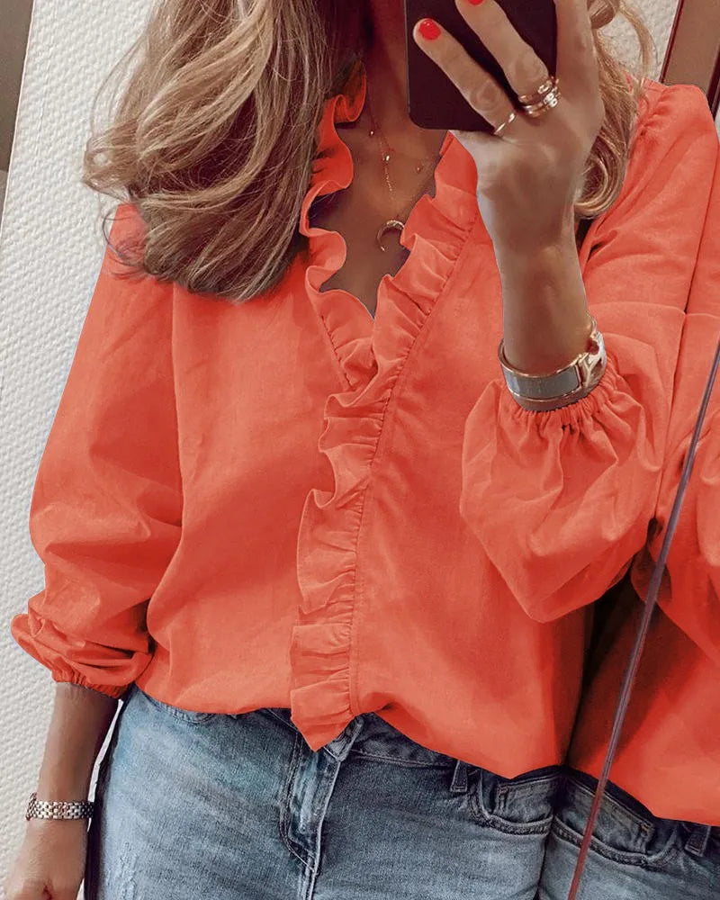 Jana | Summer Ruffle Shirt