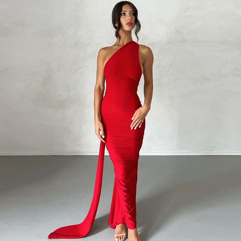 Klara - Sexy Backless Slim Fit Sleeveless Elegant Evening Dress