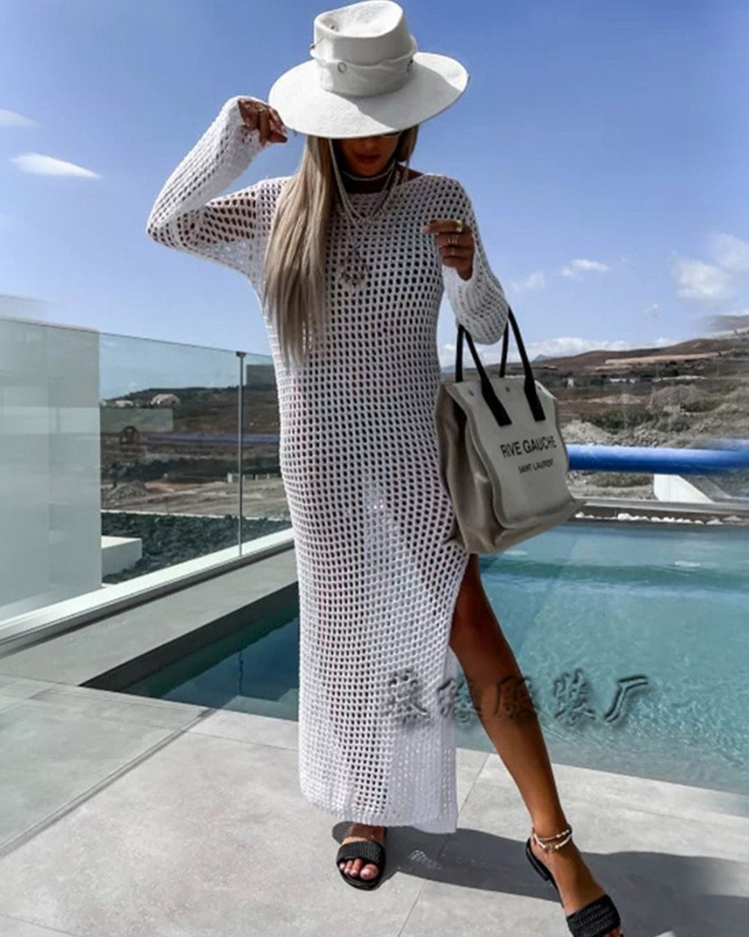 Rhea - High Bikini Cover-Up Long Skirt Dress