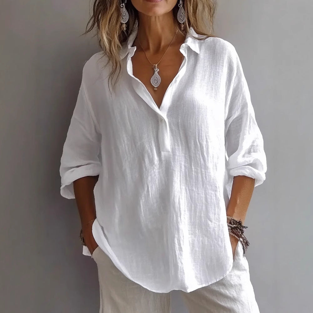 Aase™ | Blouse with Relaxed Elegance