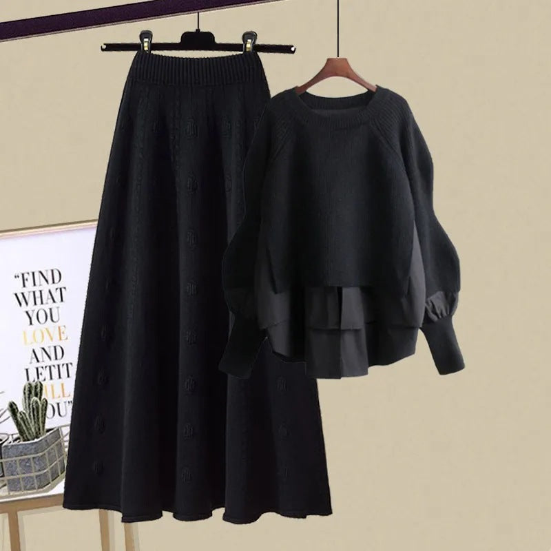 XENIA - Casual Sweatshirt and Skirt
