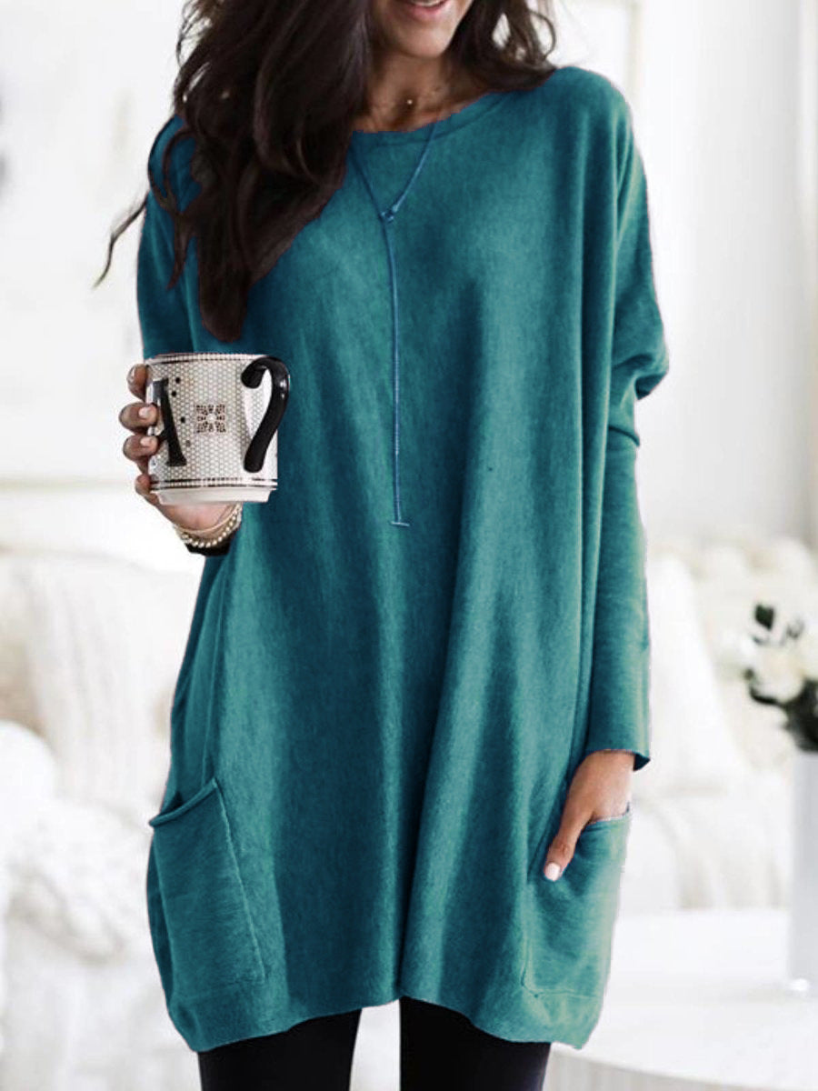 Reyna™ | Oversized Sweater with Pockets