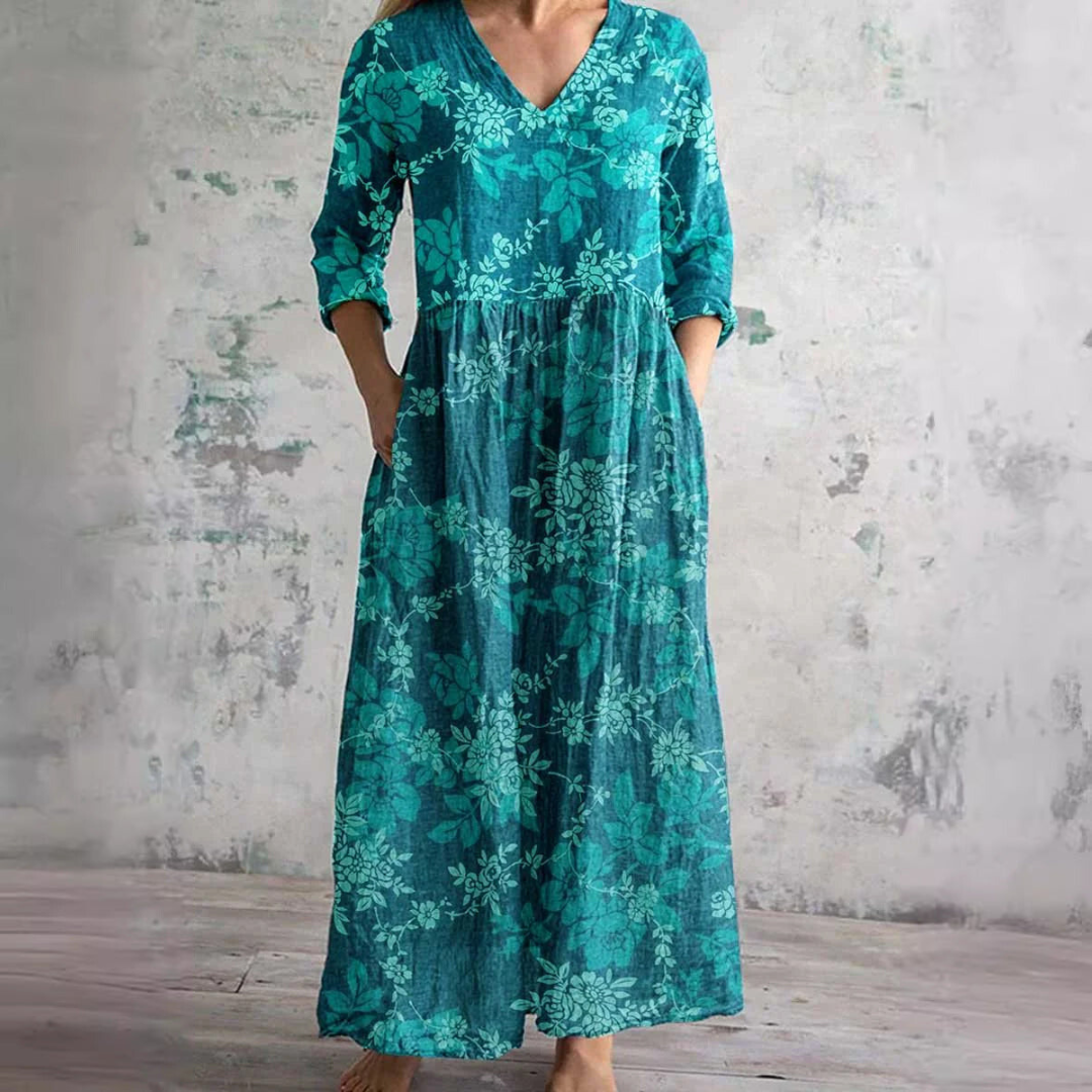Rose™ – Floral Print Dress for Elegant Ease