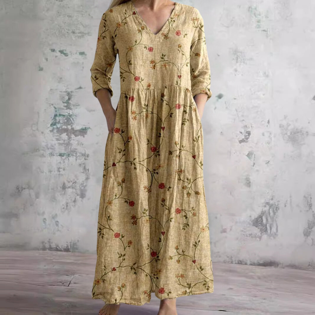 Rose™ – Floral Print Dress for Elegant Ease