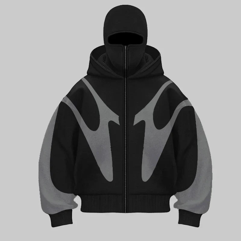 Ellery™ – Streetwear Balaclava Hoodie for Men