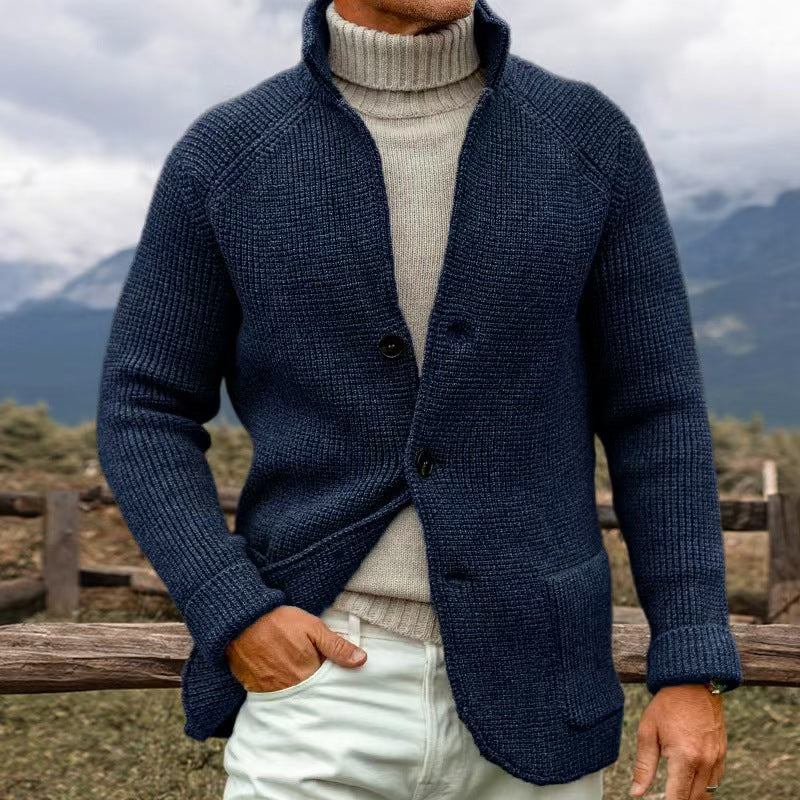 ERWIN - CARDIGAN IN COARSE KNIT LOOK
