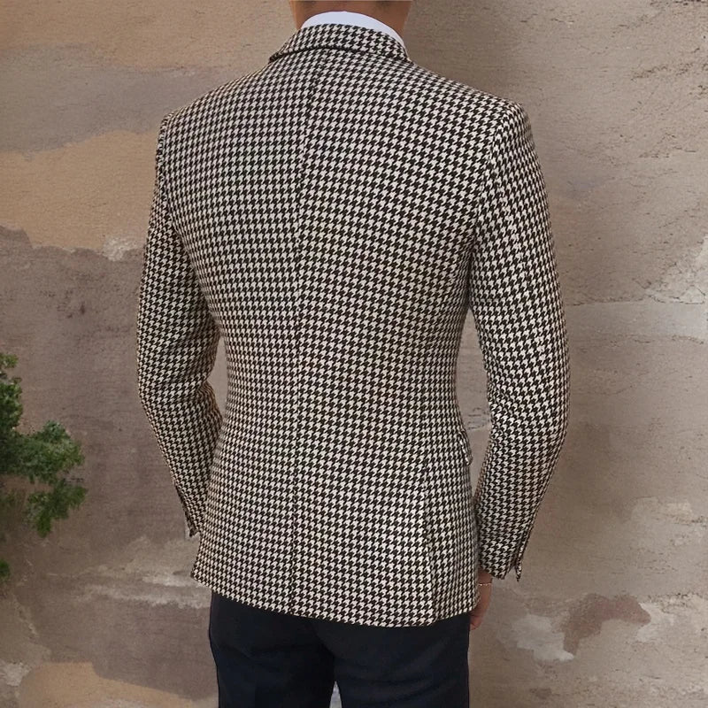 EIK CASUAL CHECKED BLAZER