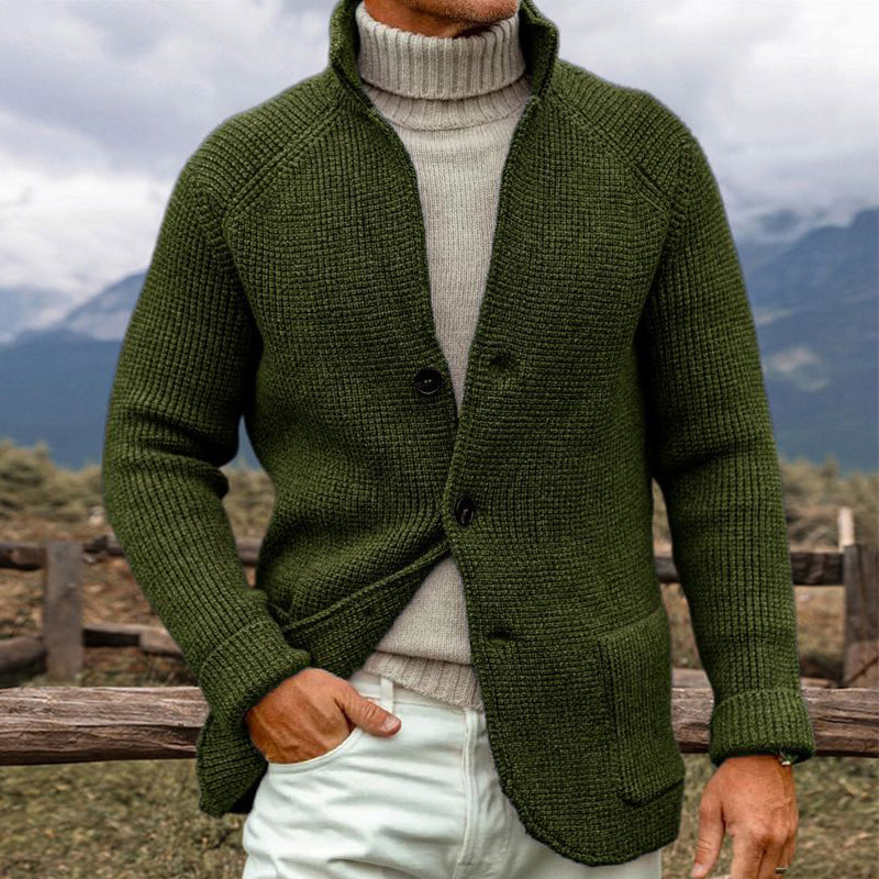 ERWIN - CARDIGAN IN COARSE KNIT LOOK