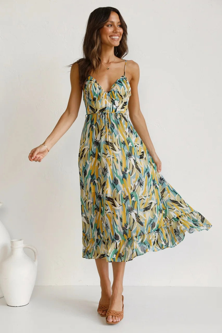BIRKHILD IN MULTICOLOR SUMMER DRESS