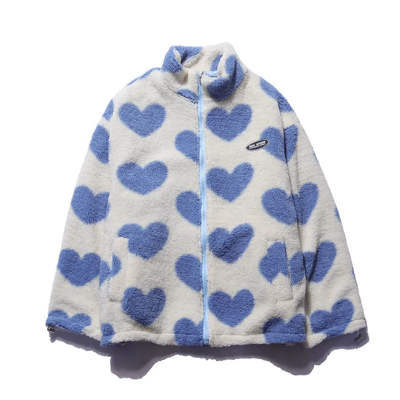 BacioDeluxe™️ | Reversible Heart Coat - Unique Collection