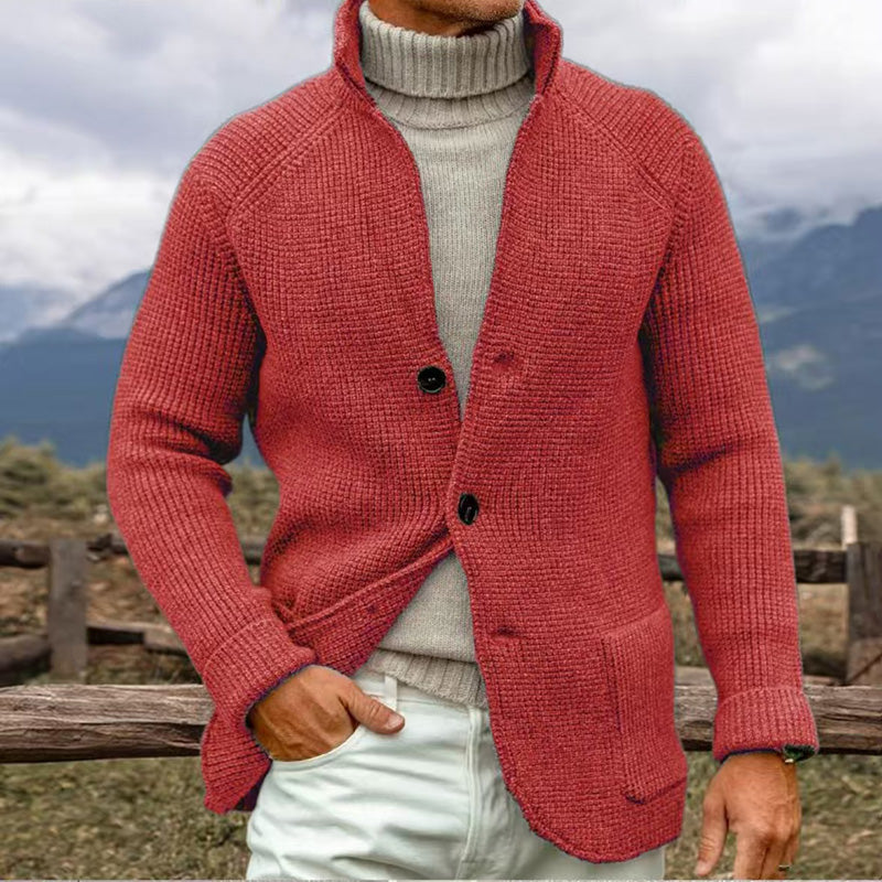 ERWIN - CARDIGAN IN COARSE KNIT LOOK