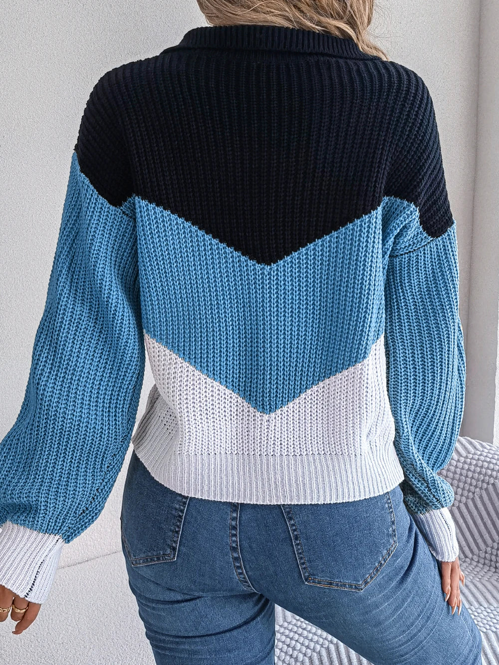 Emilia™ – Comfortable Patchwork Knit Sweater for Women